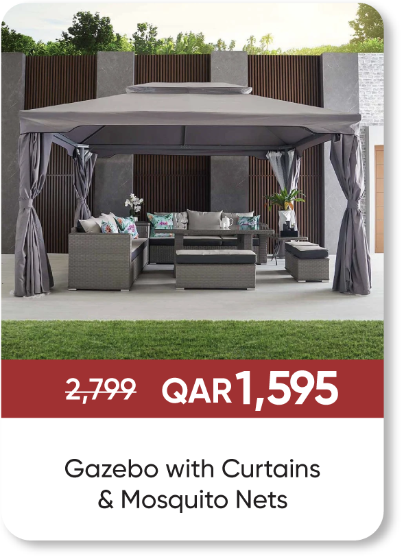 MSQ25-SD-Gazebo Ctn & Mosquito Nets